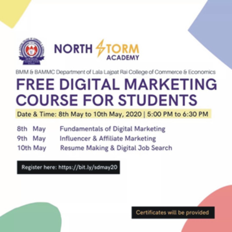 FREE Online Digital Marketing Workshop by North Storm Academy