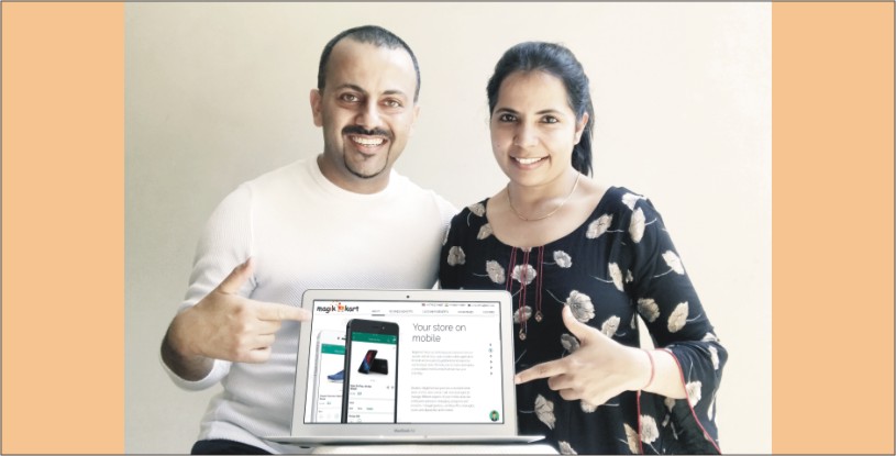 Tricity couple creates app Magikkart, app set to make business owners online savvy