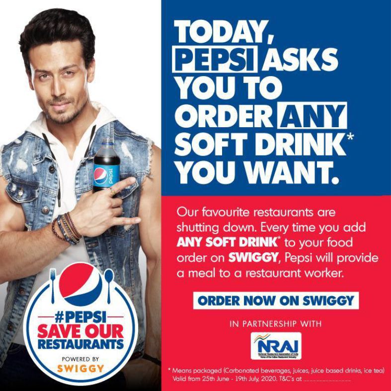 Pepsi joins hands with NRAI and Swiggy