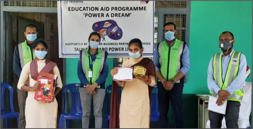 TSPL distributes stationery to underprivileged students